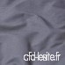 Homescapes Taie d'oreiller rectangulaire en Lin lavé Gris – 50 x 75 cm - B07R28F5TS